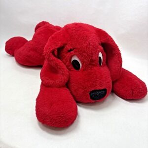 Clifford The Big Red Dog Plush 20" Laying 1997 Scholastic Side Kicks Vintage 90s